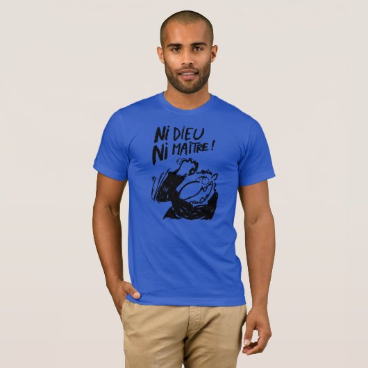 Anarchistisch T-shirt uit Frankrijk (Voorkant volledig)