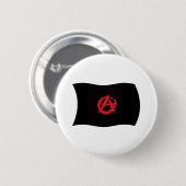 Anarchistische Bewegingsvlag Knop Ronde Button 5,7 Cm (Voorkant /achterkant)