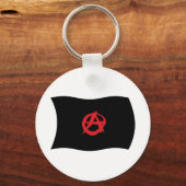 Anarchistische Bewegingsvlag Sleutelhanger (Voorkant)