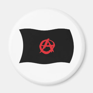 Anarchistische Bewegingsvlagmagneet Magneet