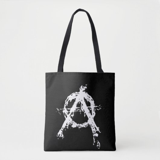 anarchistische Canvas tas (Voorkant)