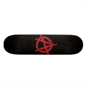 anarchistische cirkelsymbool persoonlijk skateboard