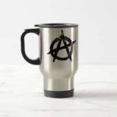 anarchistische cirkelsymbool reisbeker (Links)