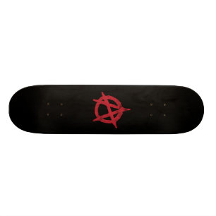 anarchistische cirkelsymbool skateboard