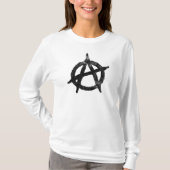 anarchistische cirkelsymbool t-shirt (Voorkant)