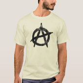 anarchistische cirkelsymbool t-shirt (Voorkant)