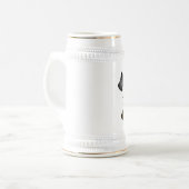 Anarchistische communistische Skin Head Red/Anarch Bierpul (Voorkant links)