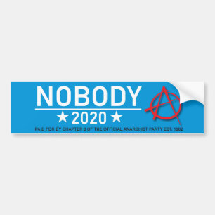 Anarchistische partij bumpersticker