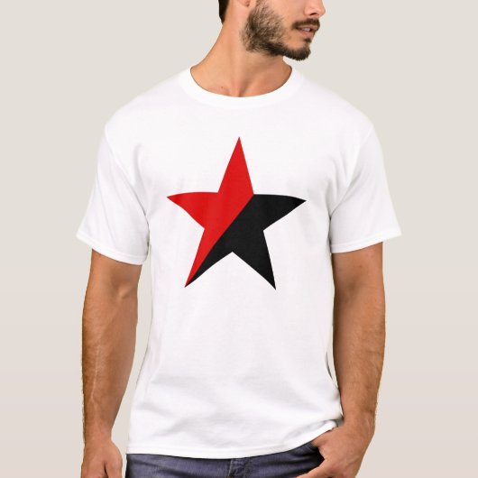 Anarchistische ster Anarchy Shirt (Voorkant)