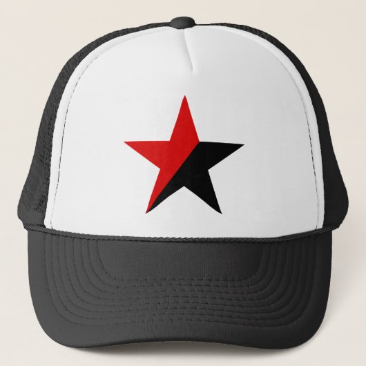 Anarchistische ster trucker pet (Voorkant)