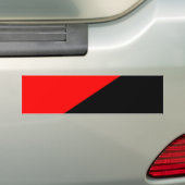 Anarchistische vlag (anarchisme) bumpersticker (Op auto)