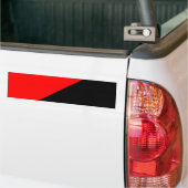 Anarchistische vlag (anarchisme) bumpersticker (Op Truck)