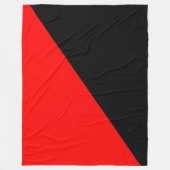 Anarchistische vlag (anarchisme) fleece deken (Voorkant)
