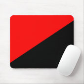 Anarchistische vlag (anarchisme) muismat (Met muis)