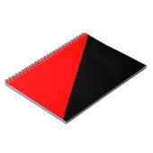 Anarchistische vlag (Anarchisme) Notitieboekje Notitieboek (Linkerzijde)
