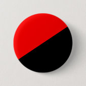 Anarchistische vlag (anarchisme) ronde button 5,7 cm (Voorkant)