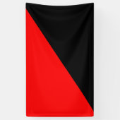 Anarchistische vlag (anarchisme) spandoek (Verticaal)