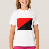 Anarchistische vlag (anarchisme) t-shirt (Voorkant)