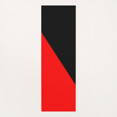 Anarchistische vlag (anarchisme) yogamat (Voorkant)