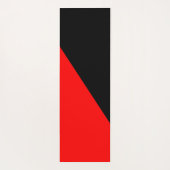 Anarchistische vlag (anarchisme) yogamat (Achterkant)