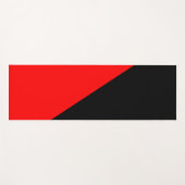 Anarchistische vlag (anarchisme) yogamat (Voorkant (horizontaal))