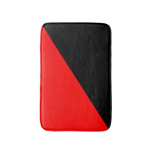 Anarchistische vlag badmat (Voorkant Verticaal)