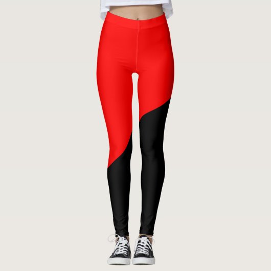 Anarchistische vlag leggings (Voorkant)