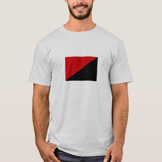 Anarchistische vlag t-shirt (Voorkant)