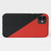 anarchistische vlag zwart Case-Mate iPhone case (Achterkant (horizontaal))