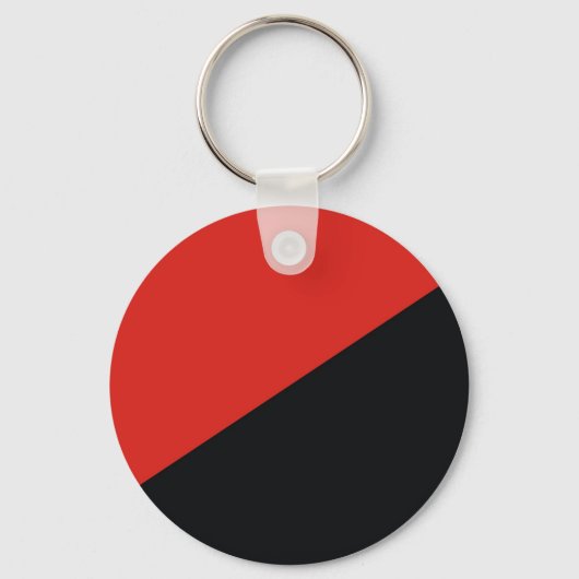 anarchistische vlag zwart sleutelhanger (Voorkant)