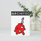 Anarchitecte - Jeux de Mots - Francois Ville Briefkaart (Staand voorkant)
