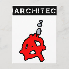 Anarchitecte - Jeux de Mots - Francois Ville Briefkaart