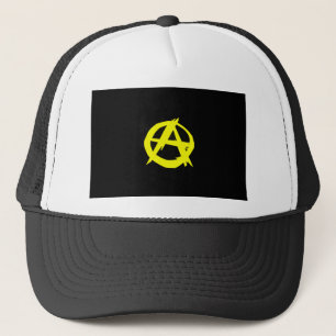 Anarcho Capitalism Black and Yellow Flag Trucker Pet