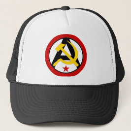 Anarcho-communistische logo trucker pet