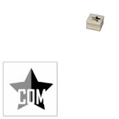 Anarcho-communistische ster rubberstempel (Gestempeld)