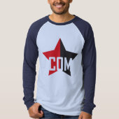 Anarcho-communistische ster t-shirt (Voorkant)