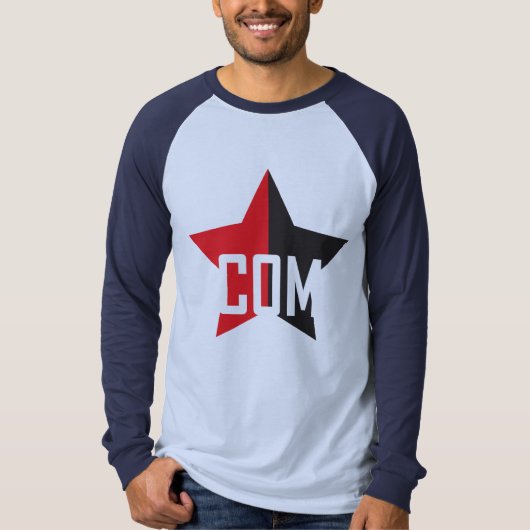 Anarcho-communistische ster t-shirt (Voorkant)
