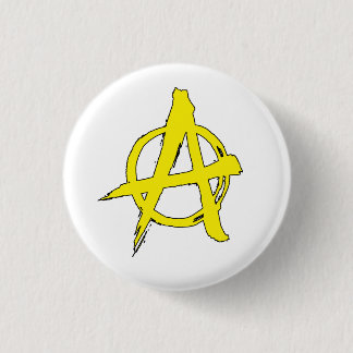 Anarcho-kapitalisme Gele anarchy Symbol Button