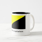 Anarcho-kapitalisme Tweekleurige Koffiemok (Voorkant rechts)