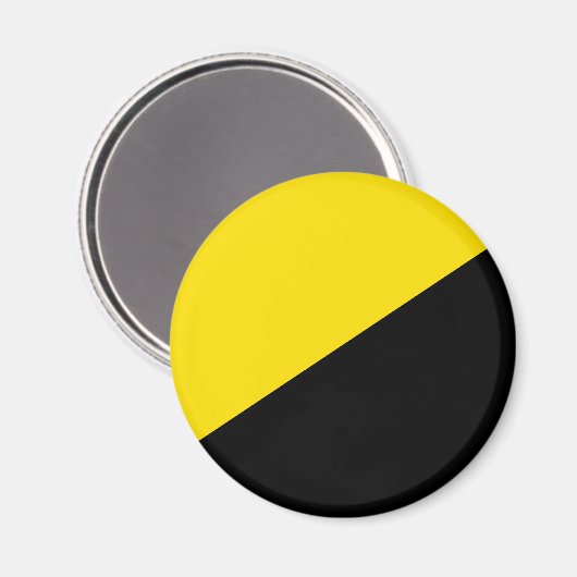 Anarcho kapitalisme vlag anarchie symbool zwart ye magneet (Voorkant / Achterkant)