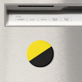 Anarcho kapitalisme vlag anarchie symbool zwart ye magneet (Insitu (Vaatwasser))