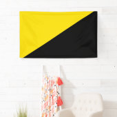 Anarcho kapitalisme vlag anarchie symbool zwart ye spandoek (Insitu)