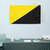 Anarcho kapitalisme vlag anarchie symbool zwart ye spandoek (Beurs)