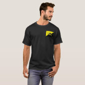 Anarcho-kapitalist Transhumanist Agorist Flag T-Sh T-shirt (Voorkant volledig)