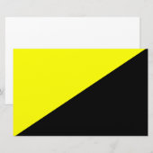 Anarcho-kapitalistische vlag briefpapier (Voorkant / Achterkant)