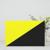 Anarcho-kapitalistische vlag briefpapier (Staand voorkant)