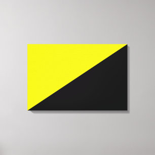 Anarcho-kapitalistische vlag canvas afdruk
