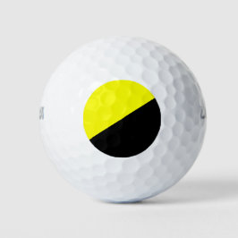 Anarcho-kapitalistische vlag golfballen