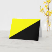 Anarcho-kapitalistische vlag kaart (Gele Bloem)