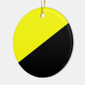 Anarcho-kapitalistische vlag keramisch ornament (Links)